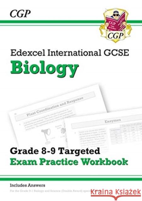 New Edexcel International GCSE Biology Grade 8-9 Exam Practice Workbook (with Answers) CGP Books 9781789082364 Coordination Group Publications Ltd (CGP)