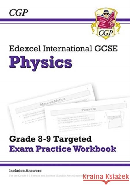 New Edexcel International GCSE Physics Grade 8-9 Exam Practice Workbook (with Answers) CGP Books 9781789082388 Coordination Group Publications Ltd (CGP)