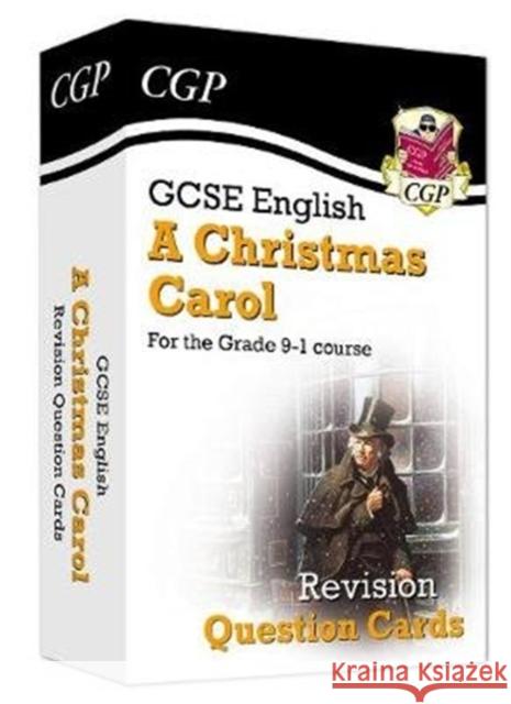 GCSE English - A Christmas Carol Revision Question Cards: for the 2024 and 2025 exams CGP Books 9781789083484 Coordination Group Publications Ltd (CGP)