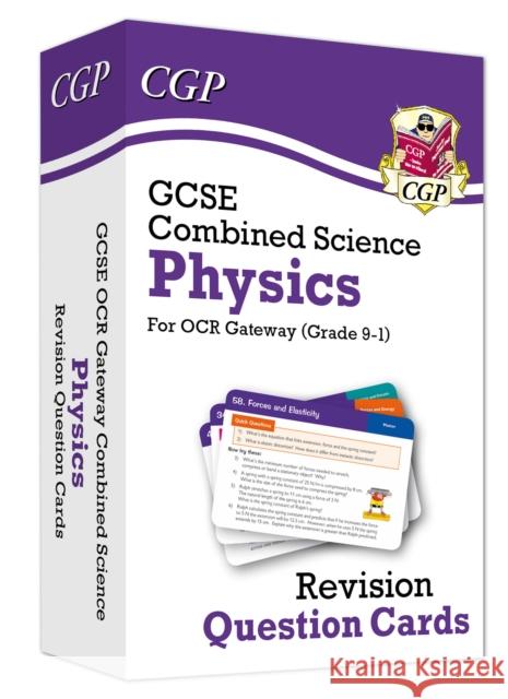 GCSE Combined Science: Physics OCR Gateway Revision Question Cards: for the 2024 and 2025 exams CGP Books 9781789083774 Coordination Group Publications Ltd (CGP)