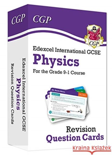 Edexcel International GCSE Physics: Revision Question Cards: for the 2024 and 2025 exams CGP Books 9781789083804 Coordination Group Publications Ltd (CGP)