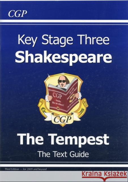 KS3 English Shakespeare Text Guide - The Tempest Richard Parsons 9781847621511 Coordination Group Publications Ltd (CGP)