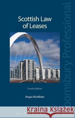 Scottish Law of Leases Angus McAllister 9781847665669 0