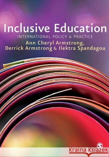 Inclusive Education Armstrong, Ann Cheryl 9781847879417 SAGE Publications Ltd
