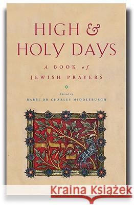 High and Holy Days: A Book of Jewish Wisdom Charles Middleburgh Andrew Goldstein 9781853119941 CANTERBURY PRESS NORWICH