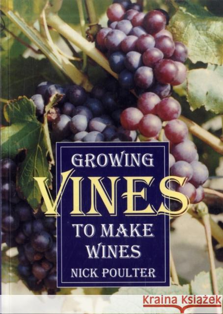 Growing Vines to Make Wines Nick Poulter 9781854861818 Special Interest Model Books