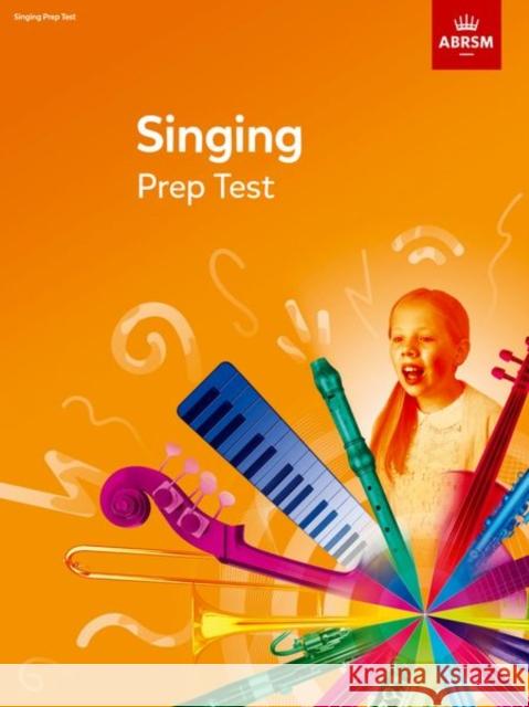 Singing Prep Test  9781860963759 ASSOCIATED BOARD OF THE ROYAL SCHOOL OF MUSIC