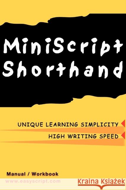 MiniScript Shorthand Leonard Levin 9781893726116 Legend Publishing,US