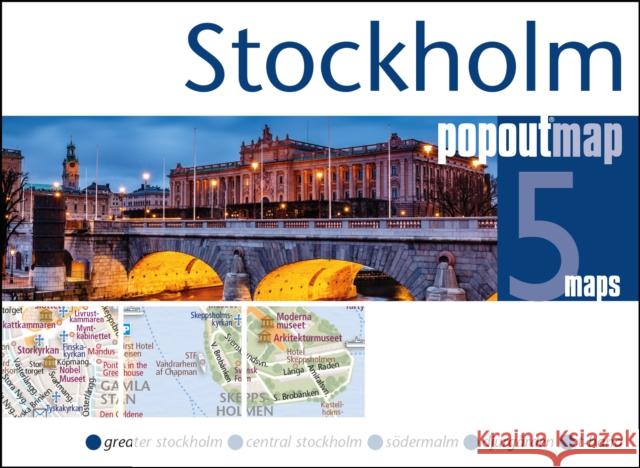 Stockholm PopOut Map: Handy, pocket size, pop-up map of Stockholm  9781910218709 Heartwood Publishing