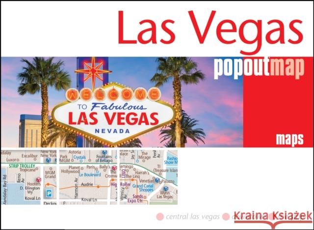 Las Vegas PopOut Map: Pocket size pop up city map of Las Vegas  9781914515880 Heartwood Publishing