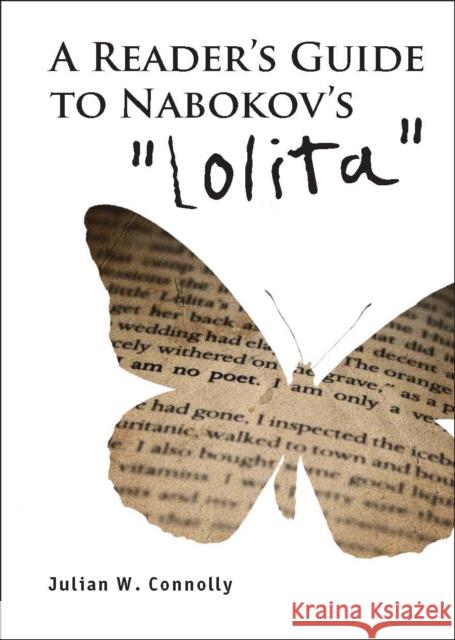 A Reader's Guide to Nabokov's 'Lolita' Connolly, Julian 9781934843659 Academic Studies Press