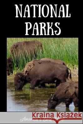 National Parks - America's Best Idea: Buffalo Drinking at Yellowstone Royanne Travel Journals 9781973828495 Createspace Independent Publishing Platform