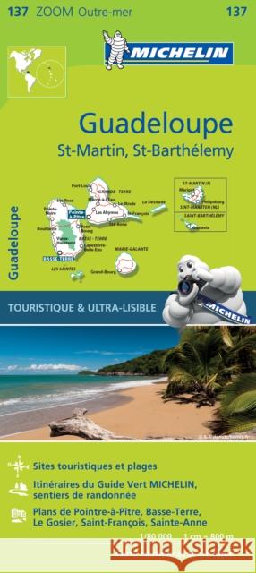 Guadeloupe - Zoom Map 137: Map  9782067224506 Michelin Editions des Voyages
