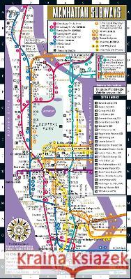 Streetwise Manhattan Bus Subway Map - Laminated Subway & Bus Map of Manhattan, New York Michelin 9782067260696 Michelin Travel Publications