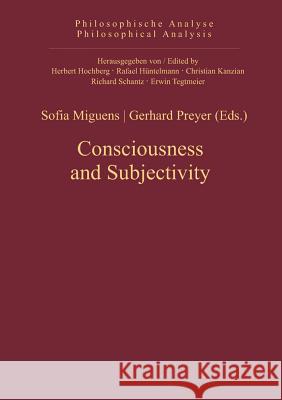 Consciousness and Subjectivity  9783110325133 De Gruyter