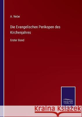Die Evangelischen Perikopen des Kirchenjahres: Erster Band A Nebe 9783375052928 Salzwasser-Verlag