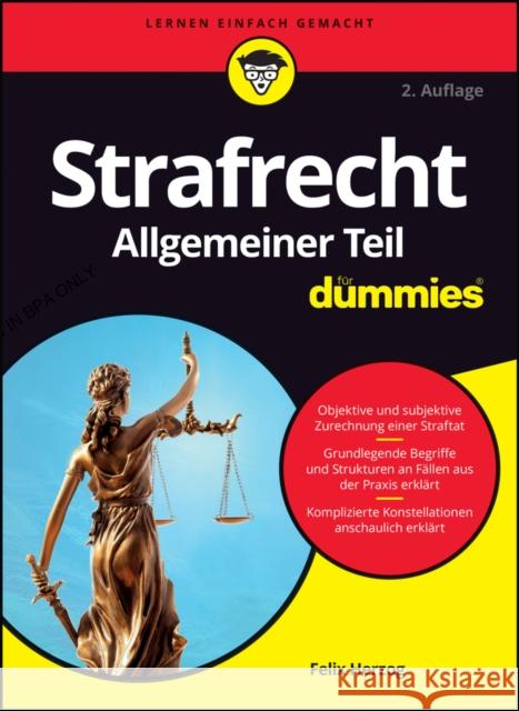 Strafrecht Allgemeiner Teil fur Dummies 2e F Herzog 9783527720712 Wiley-VCH Verlag GmbH