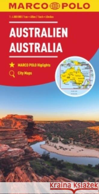 Australia Marco Polo Map Marco Polo 9783575017819 MAIRDUMONT GmbH & Co. KG