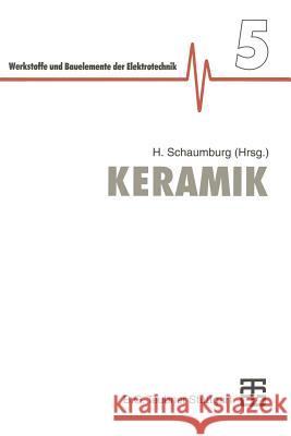 Keramik Hanno Schaumburg U. Bottger Rudiger Bormann 9783663059776 Vieweg+teubner Verlag