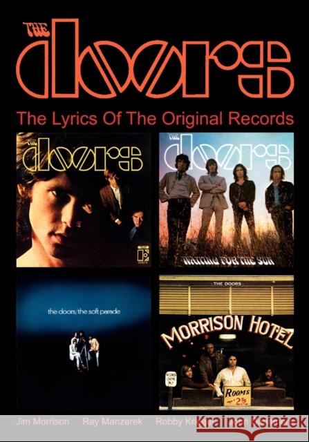 The Doors: The Lyrics Of The Original Records Gerstenmeyer, Heinz 9783839129111 Bod