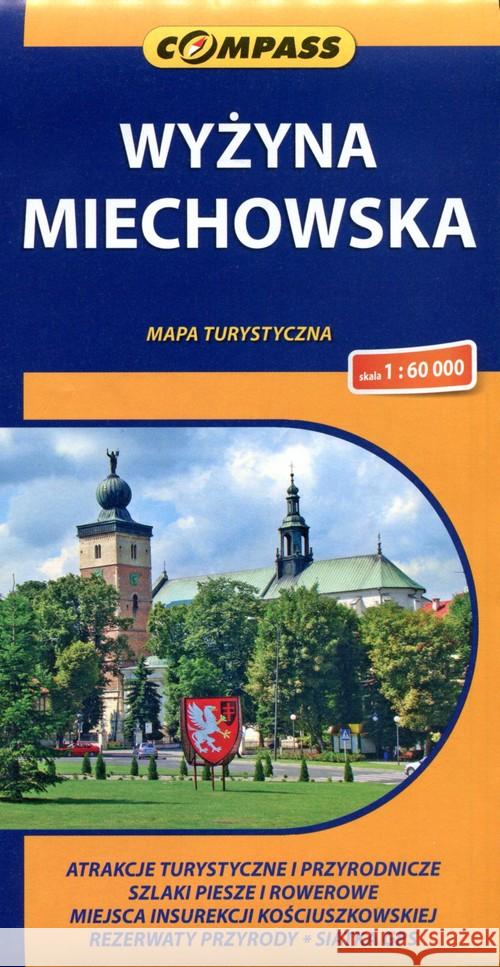 Mapa turystyczna - Wyżyna Miechowska 1:60 000  9788376054650 Compass