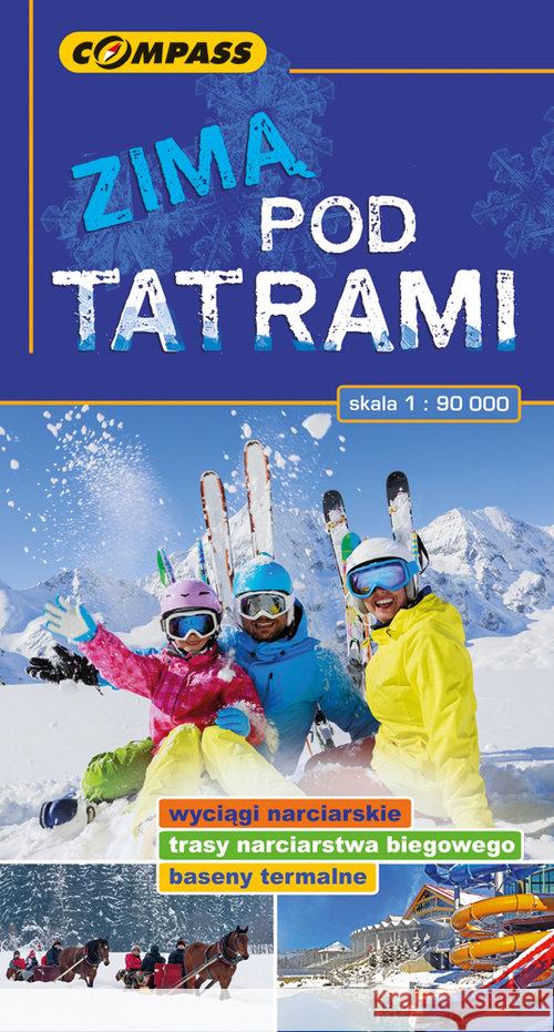 Mapa turystyczna - Zima pod Tatrami 1:90 000  9788376057026 Compass