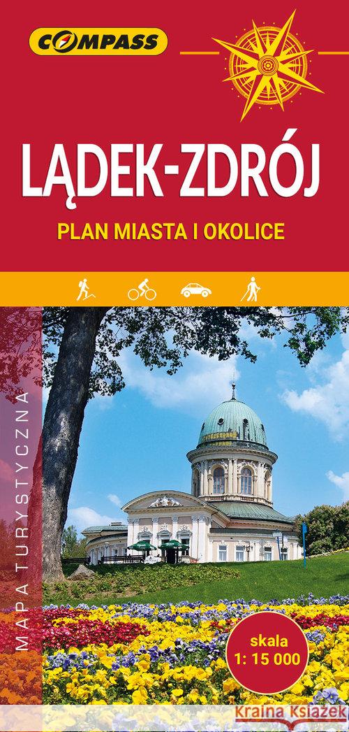 Plan miasta Lądek-Zdrój i okolice 1:15 000 w.2020  9788381840149 Compass