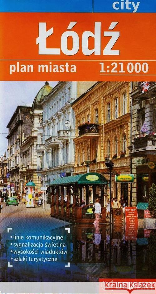 Plan miasta - Łódź 1:21 000 DEMART  9788389472601 Demart