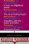 A Dictionary of the English Language: an Anthology Samuel Johnson 9780141441573 Penguin Books
