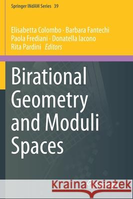 Birational Geometry and Moduli Spaces Elisabetta Colombo Barbara Fantechi Paola Frediani 9783030371166 Springer - książka
