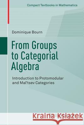 From Groups to Categorial Algebra: Introduction to Protomodular and Mal'tsev Categories Bourn, Dominique 9783319572185 Birkhauser - książka