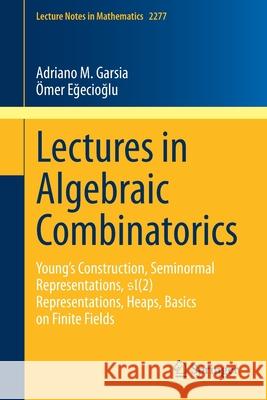 Lectures in Algebraic Combinatorics: Young's Construction, Seminormal Representations, Sl(2) Representations, Heaps, Basics on Finite Fields Adriano M. Garsia  9783030583729 Springer - książka