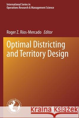 Optimal Districting and Territory Design R 9783030343149 Springer - książka