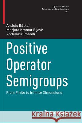 Positive Operator Semigroups: From Finite to Infinite Dimensions Bátkai, András 9783319826707 Birkhauser - książka