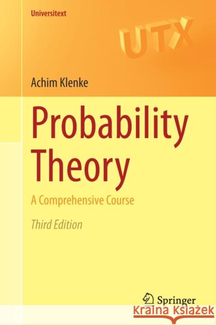Probability Theory: A Comprehensive Course Klenke, Achim 9783030564018 Springer - książka