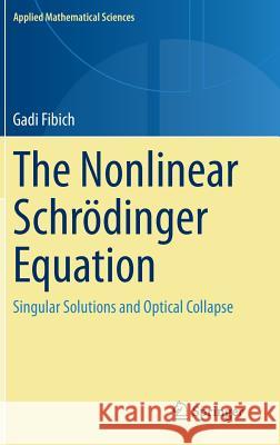 The Nonlinear Schrödinger Equation: Singular Solutions and Optical Collapse Fibich, Gadi 9783319127477 Springer - książka