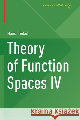 Theory of Function Spaces IV  9783030358938  - książka
