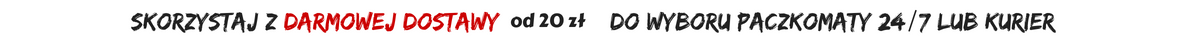 Bezpłatna dostawa dla zamówień powyżej 20 zł